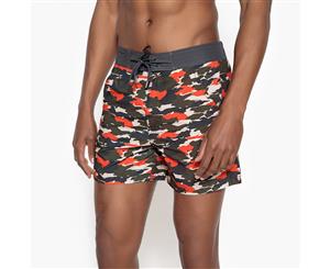 La Redoute Collections Mens Camouflage Print Boardshorts - Camouflage