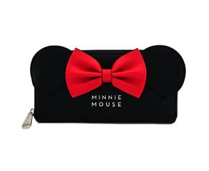 Loungefly x Minnie Mouse Ears with Bow Clutch Purse