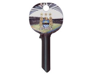 Manchester City Fc Official Football Crest Key Blank (Multicoloured) - SG1079