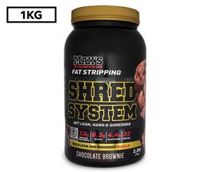 Max's Shred System Protein Chocolate Brownie 1kg