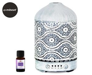 Mbeat ActiVIVA Small LED Aromatherapy Diffuser - Vintage White