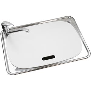 Milena 45L Stainless Steel Inset Laundry Trough With 2 Tap Holes And Lid