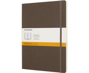 Moleskine Classic Xl Soft Cover Ruled Notebook (Earth Brown) - PF3009