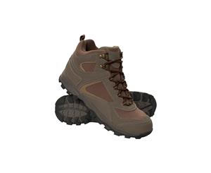 Mountain Warehouse Mens Breathable Boots with Deep Lugs for Improved Traction - Khaki