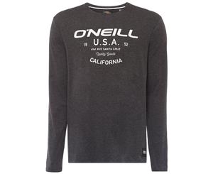 O'Neill Men's Long Sleeve Olsen T-Shirt - Grey