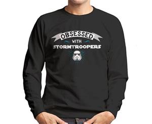 Original Stormtrooper Obsessed With Troopers Men's Sweatshirt - Black