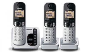 Panasonic KX-TGC223ALS Triple Handset Cordless Phone