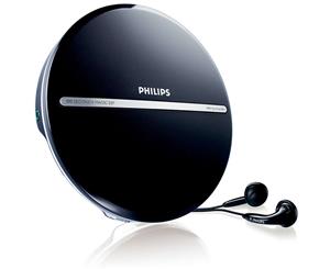 Philips Portable MP3 CD CD-R CD-RW Disc Player/JogProof 100 sec + Earphones