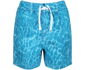 Regatta Boys Skander II Camoflauge Quick Dry Swim Shorts - WtrPhotograp