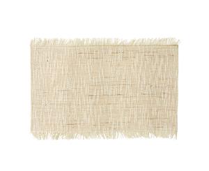 Salisbury & Co Roma Linen Placemat 30x45cm Natural Bleach