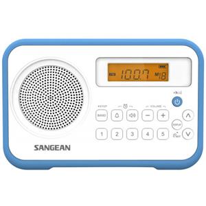 Sangean - PR-D18 Blue - Portable FM/AM Digital Tuning Receiver