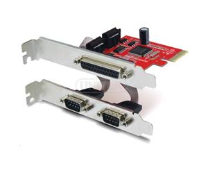 Unitek Y-7508 2 Port Serial + 1 Port Parallel PCI-E Card