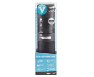Vivitar Portable Stereo Bluetooth Wireless Speaker w/Rechargeable Battery Black