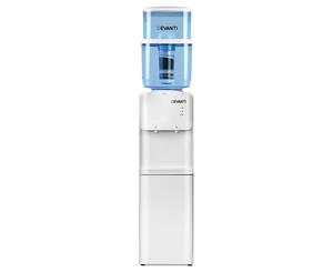 Water Cooler Dispenser Chiller Freestanding 22L Bottle Stand Ceramic Filter Tap Water Purifier Container Office Kitchen White