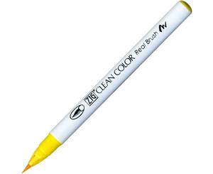 ZIG Kuretake Clean Colour Real Brush Pen 050 Yellow