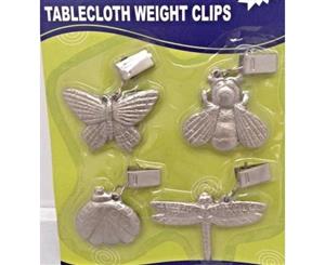 12 x Tablecloth Table Weight Clips Cover Set Clamp Picnic Outdoor 3 of each