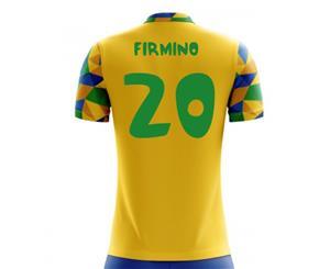 2018-2019 Brazil Home Concept Football Shirt (Firmino 20)