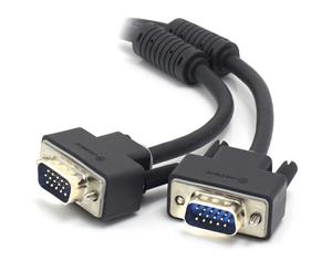 ALOGIC 25m VGA SVGA Shielded Monitor Cable With Filter Male to Male VGA-MM-25
