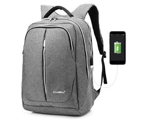 CBL 15.6 Inch Backpack Travel Bag Multi-functional Business Rucksack-Grey