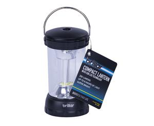 COB LED Compact Lantern BLACK 360 Degree Illumination Folding Carry Handle 3 AA Batteries Included
