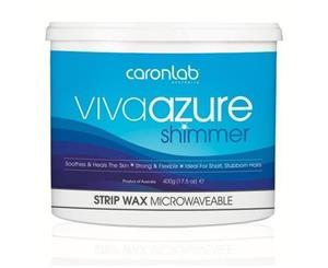 Caronlab Viva Azure Strip Wax Waxing Microwaveable 400g Waxing Hair Removal