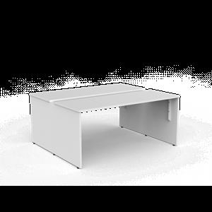 CeVello 1800 x 800mm White Two User Double Sided Desk