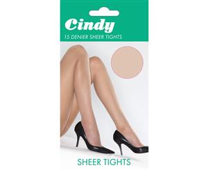 Cindy Womens/Ladies 15 Denier Sheer Tights (1 Pair) (Bamboo) - LW111
