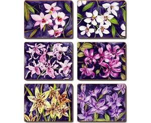 Cinnamon Orchid Garden Placemat Set of 6
