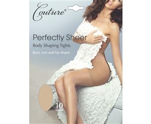 Couture Womens/Ladies Perfectly Sheer Body Shaping Tights (1 Pair) (Nude) - LW396
