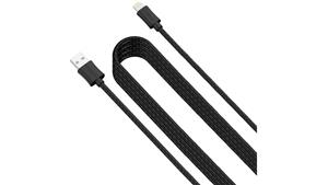 Cygnett Source 4m Lightning to USB Charge and Sync Braided Cable - Black