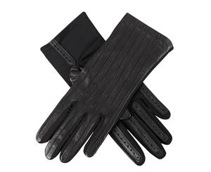Dents Women's Equestrian Riding Gloves Leather - Black