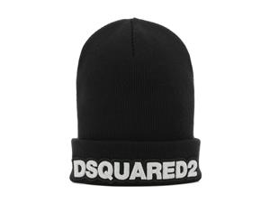 Dsquared2 Men's KNM000115040001M063 Black Wool Hat