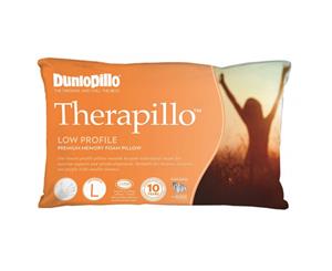 Dunlopillo Therapillo Memory Foam Low Profile Pillow
