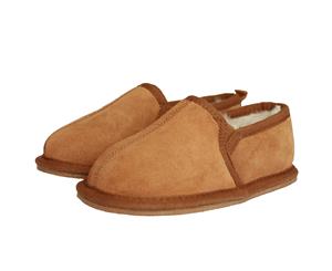 Eastern Counties Leather Childrens/Kids Sheepskin Lined Slippers (Chestnut) - EL146