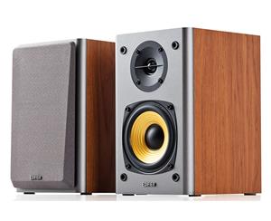 Edifier R1000T4 Active Bookself 4" Bass Driver Speakers BROWN