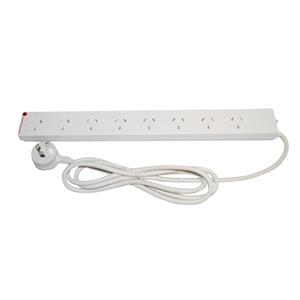 HPM 8 Outlet Surge Protected Powerboard