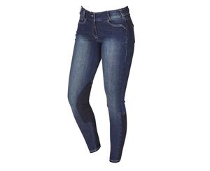 Just Togs Women Riding Jean With Pocket - Denim Blue
