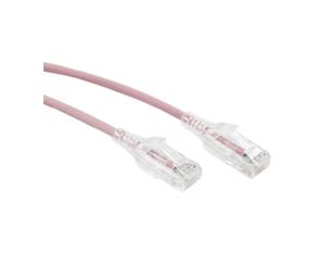 Konix 0.5M Slim CAT6 UTP Patch Cable LSZH in Salmon Pink