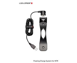Led Lenser Floating Charge System(blue) M7R- USB cable/cradle - Blue