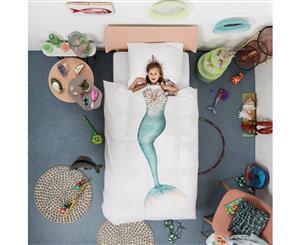 Mermaid Quilt Cover Set - Single