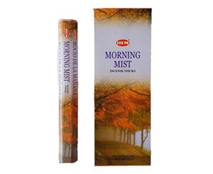 Morning Mist 120 Incense Sticks Bulk Pack HEM Zen Aromatherapy 6 Boxes of 20 Sticks