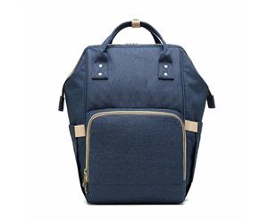 Multifunctional Baby Diaper Nappy Backpack ~ Navy