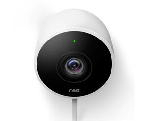 Nest Cam Outdoor Security Camera Alexa White