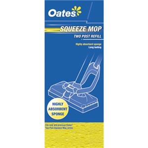 Oates Squeeze Mop Head Two Post Refill