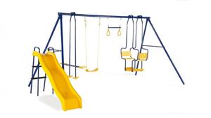 Plum 5 Unit Swing and Slide Set
