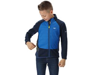 Regatta Boys Elter Durable Water Repellent Jacket Coat - Prssian/Prus