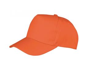 Result Headwear Childrens/Kids Boston 65/35 Polycotton Cap (Orange) - RW5158
