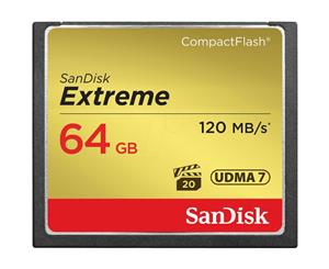 SanDisk CF Extreme 64GB 64GB CompactFlash memory card SDCFXSB-064G-G46