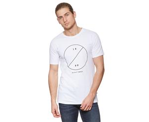 Silent Theory Men's Spiral Tee / T-Shirt / Tshirt - White