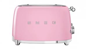 Smeg Slot 4 Slice Toaster - Pink